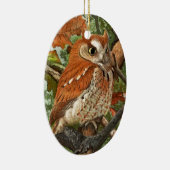 Schroefboomkorren (bruine fase) keramisch ornament (Rechts)