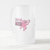 Schroefborstkanker Matglas Bierpul (Voorkant links)