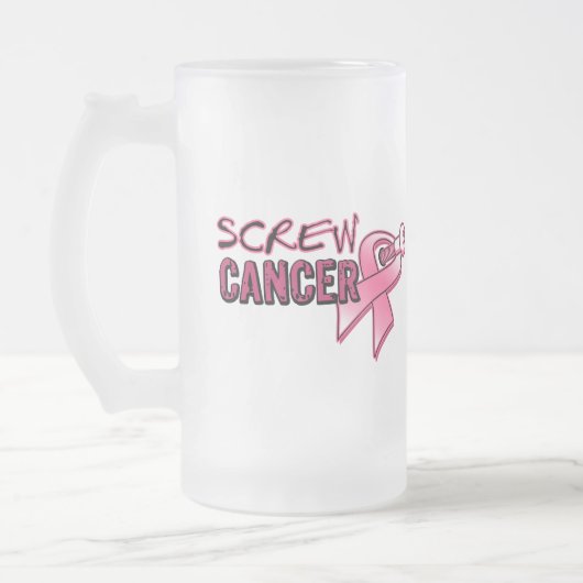 Schroefborstkanker Matglas Bierpul (Links)