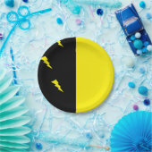 Schroefbouten patroon papieren bordje (Feest)