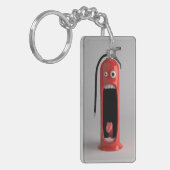 Schroefbrandblusser Acrylische Sleutelhanger (Voorkant Links)