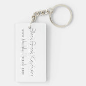 Schroefbrandblusser Acrylische Sleutelhanger (achterkant)