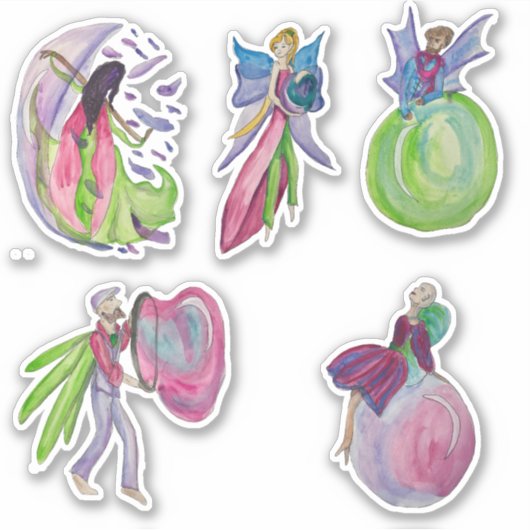 Schroefbubbels en bubbels sticker (Voorkant)