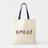 Schroefbubbels en bubbels tote bag (Achterkant)