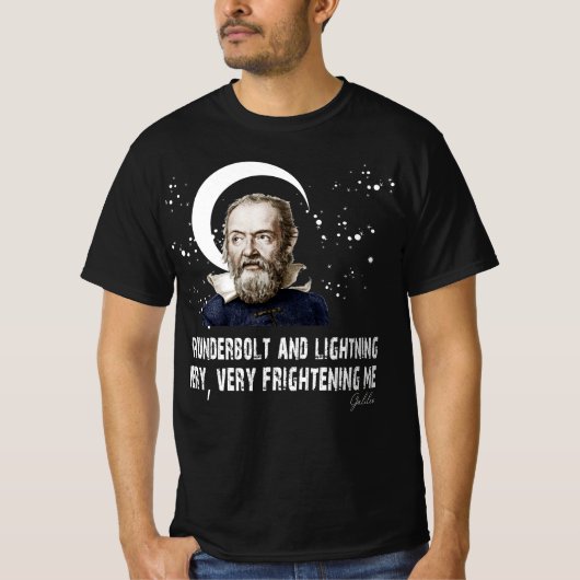 Schroefdoek en bliksem Galileo Zeer beangstigend T-shirt (Voorkant)