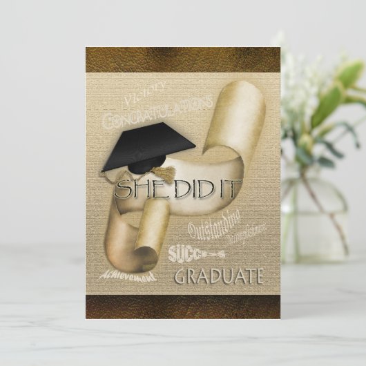 Schroefdop voor elegant kaart (Staand voorkant)