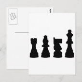 Schroefdraadsilhouetontwerp Briefkaart (Voorkant / Achterkant)