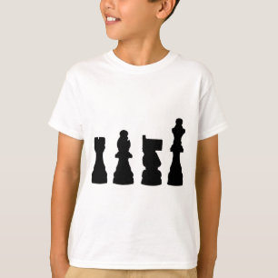 Schroefdraadsilhouetontwerp T-shirt