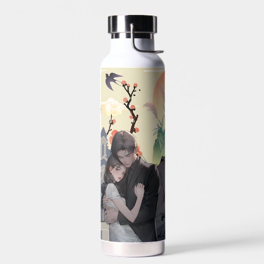 schroefdraadwaterfles waterfles (Links)