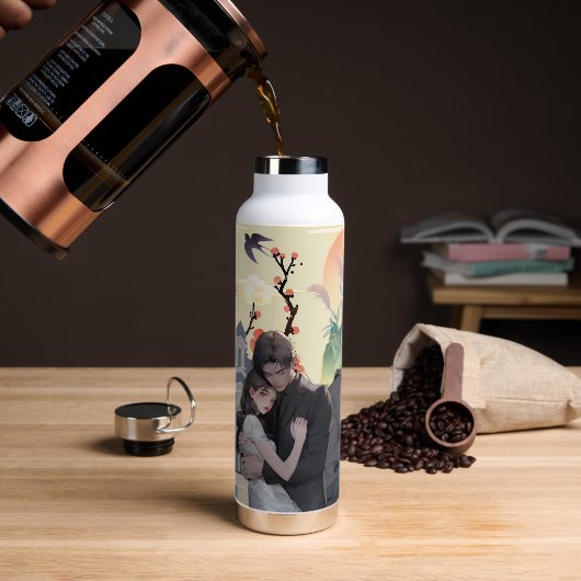 schroefdraadwaterfles waterfles (Koffie)