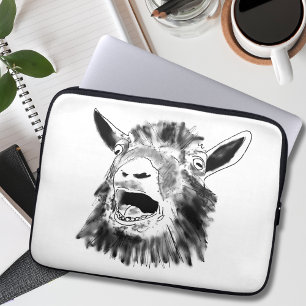Schroefgeit Funny Drawing Laptop Sleeve