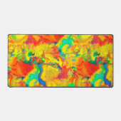 Schroefgele olie en water niet mengen bureaumat (Voorkant)