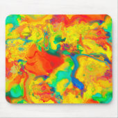 Schroefgele olie en water niet mengen muismat (Voorkant)