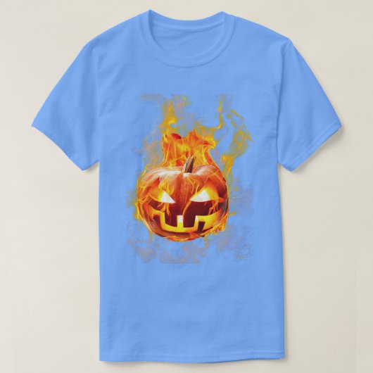 Schroefhouder met halloween-kaars, geschikt voor H T-shirt (Design voorkant)