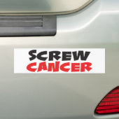Schroefkanker Bumpersticker (Op auto)