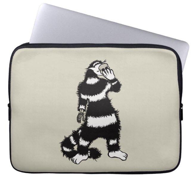 Schroefkat Schroefbeen Laptop Sleeve (Voorkant)