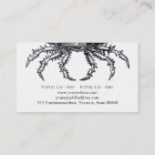 Schroefkrab Marine Biology Nautical Visitekaartje (Achterkant)
