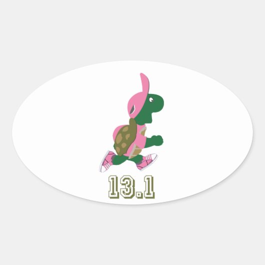 Schroeflooppas 13.1 ovale sticker (Voorkant)