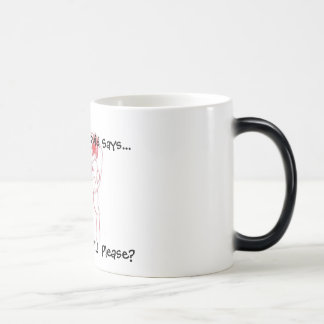 Schroefloze "koffie"-Mok met kleurverandering Magische Mok