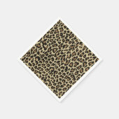 Schroefluiers met bruine luipaard servet (Hoek)