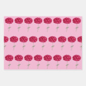  schroefmagenta Hydrangea Wrap Inpakpapier Vel (Voorkant 2)