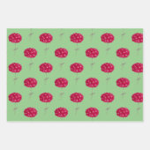  schroefmagenta Hydrangea Wrap Inpakpapier Vel (Voorkant)