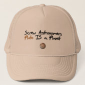 Schroefonomers ... Pluto is een planeet Trucker Pet (Voorkant)