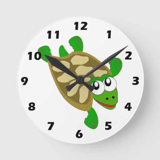 Schroefontwerpwandklok Ronde Klok (Voorkant)