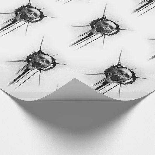 Schroefpapier voor schedelovervulling cadeaupapier (Hoek)