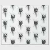 Schroefpapier voor schedelovervulling cadeaupapier (Vlak)