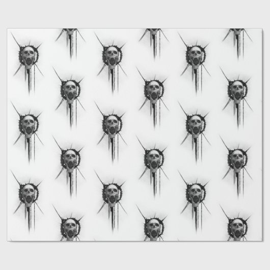 Schroefpapier voor schedelovervulling cadeaupapier (Vlak)