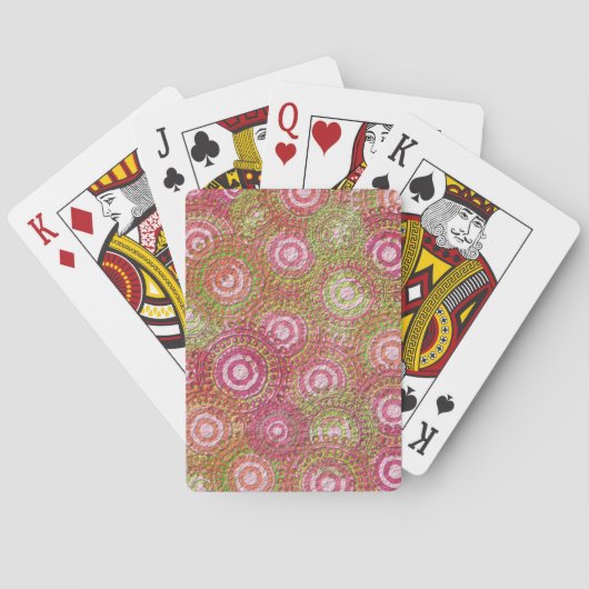 Schroefpapiereffect Pokerkaarten (Achterkant)