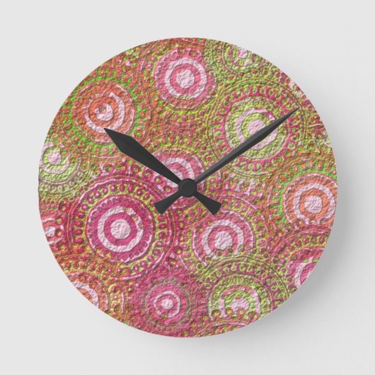 Schroefpapiereffect Ronde Klok (Voorkant)