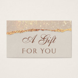 Schroefpapierkaartje Visitekaartje