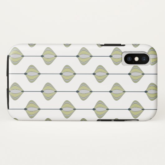 Schroefpatroon Case-Mate iPhone Case (Achterkant (horizontaal))