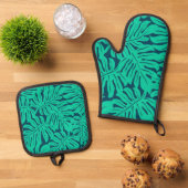 Schroefpatroon Ovenwant & Pannenlap Set (Top down)