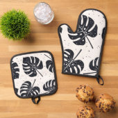 Schroefpatroon Ovenwant & Pannenlap Set (Top down)