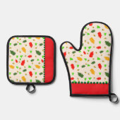 Schroefpatroon Ovenwant & Pannenlap Set (Voorkant)