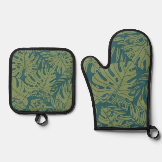 Schroefpatroon Ovenwant & Pannenlap Set (Voorkant)