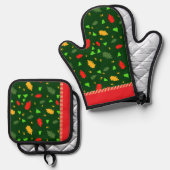 Schroefpatroon Ovenwant & Pannenlap Set (Voorkant / Achterkant)