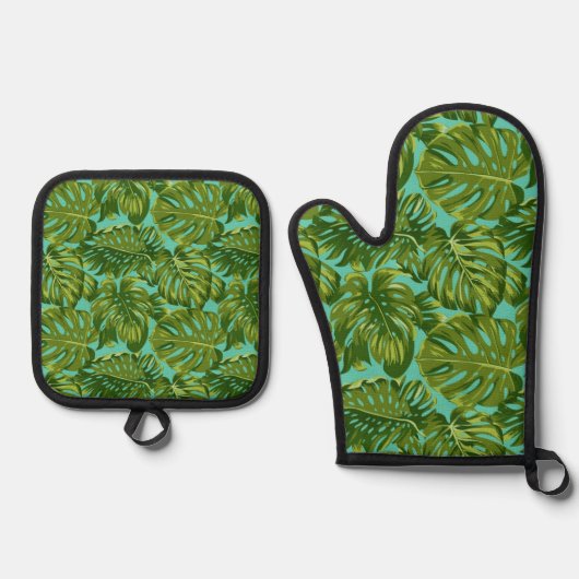 Schroefpatroon Ovenwant & Pannenlap Set (Voorkant)
