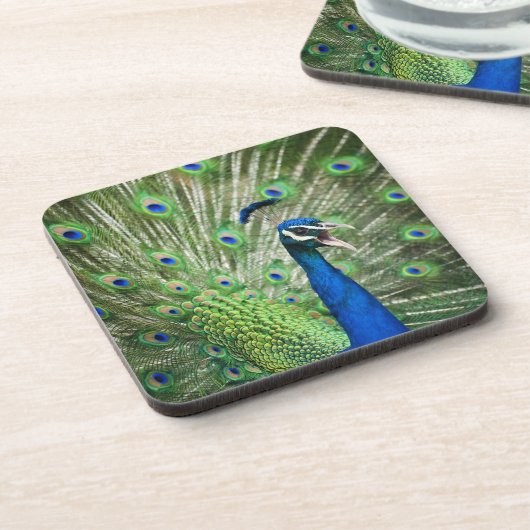 Schroefpauw Bier Onderzetter (Linkerzijde)