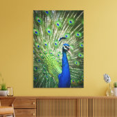 Schroefpauw Canvas Afdruk (Insitu (Woonkamer))