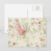 Schroefroze floreel patroon briefkaart (Voorkant / Achterkant)