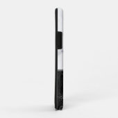 Schroefscherm zwart en grijs faux marble Case-Mate iPhone case (Achterkant/rechts)