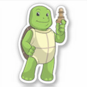 Schroefschilder met schaafkop sticker (Voorkant)