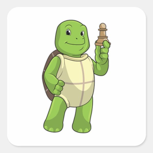 Schroefschilder met schaafkop vierkante sticker (Voorkant)