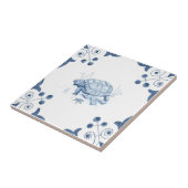 Schroefschildpad met schuifhoeken tegeltje (Zijkant)