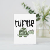 Schroefschildpadden Briefkaart (Staand voorkant)