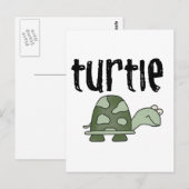 Schroefschildpadden Briefkaart (Voorkant / Achterkant)